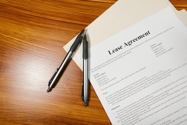 Printed document that reads